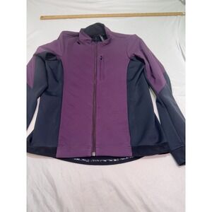 Specialized Women's Therminal Deflect Jacket Size Large Full Zjp Purple Cycling